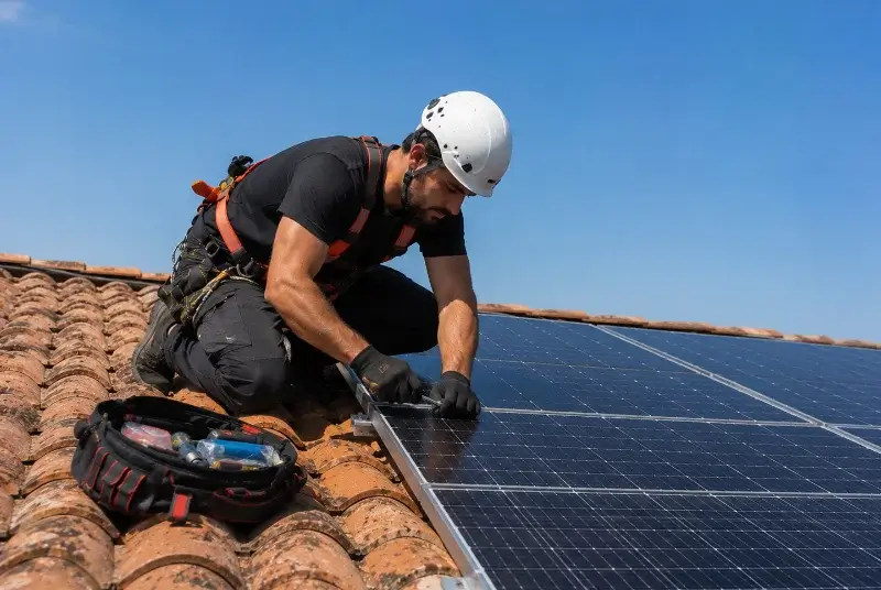 Maintenance et monitoring de panneaux solaires à Orée d'Anjou
